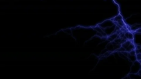 Lightning Storm Animation Stock Footage 862555