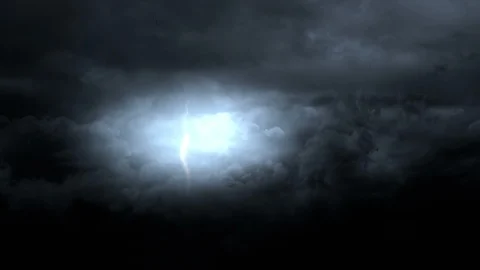 Lightning Storm Background 库存影片 91287671