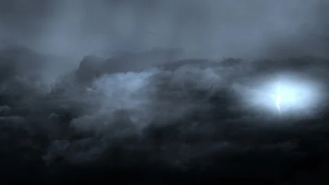 Lightning Storm Background Видео 91288051