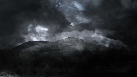 Lightning Storm Background Stockbeeldmateriaal 108967916