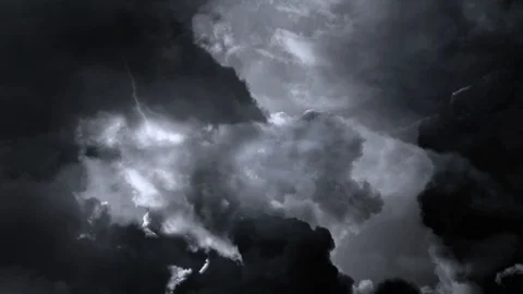 Lightning Storm Background Video stock 108968234