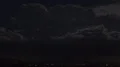 lightning storm cell under the moon time lapse tight Video HD