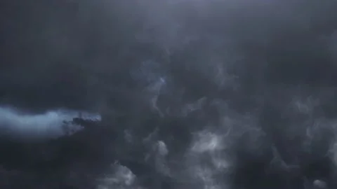 Lightning Storm In Clouds Loop 4K Stock Footage 172257094