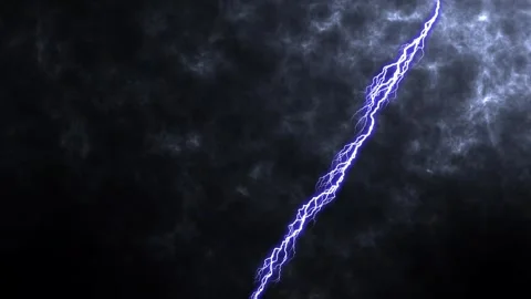 Lightning storm on dark background. Thunderstorm and effect lightning, ligh.. Stock Footage 247903433