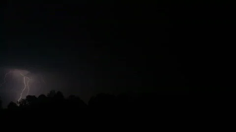 Lightning storm Stock Footage 643744