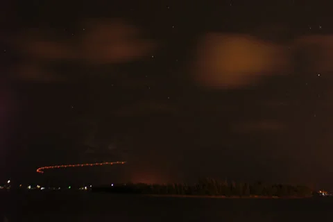 Lightning Storm Stock Footage 39675304