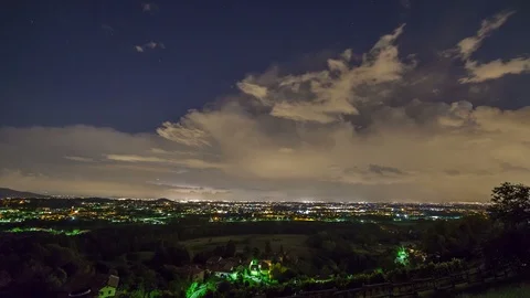 Lightning Storm Stock Footage 98501188