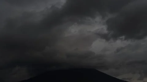 Lightning Storm Over Agua Volcano In Guatemala - timelapse Stock Footage 249795308