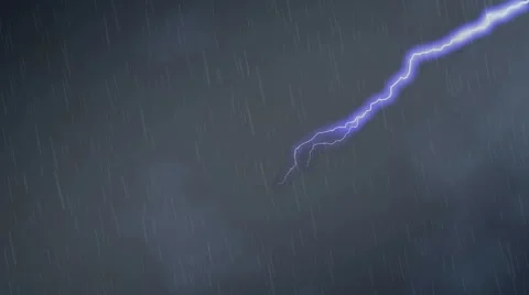 LIGHTNING STORM RAIN Stock Footage 51673131