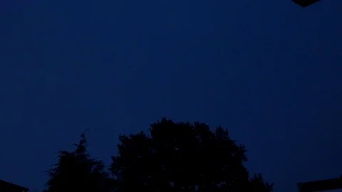 Lightning storm shot with 240 fps Video stock 77955685