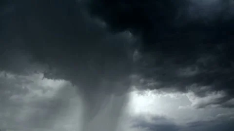 Lightning Storm Slowed Stock Footage