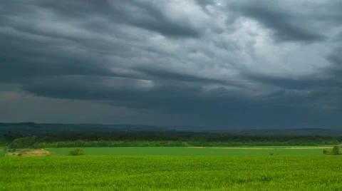 The lightning stream on the background of storm cloud. Time lapse Stock Footage 63094680