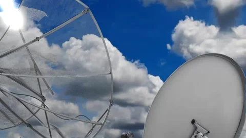 Lightning strike to antenna Stock Footage 299473472