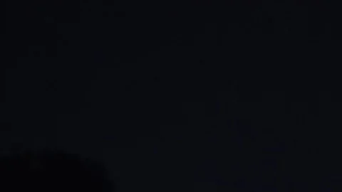 Lightning Strike On The Cloudy Sky Stock Footage 110853092