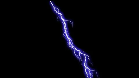 Lightning Strike . flashing heavy lightning alpha channel, thunderstorms Stock Footage 301873629