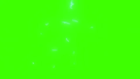Lightning Strike flashing thunderstorms discharge Green screen. Heavy Light.. Stock Footage 247362601