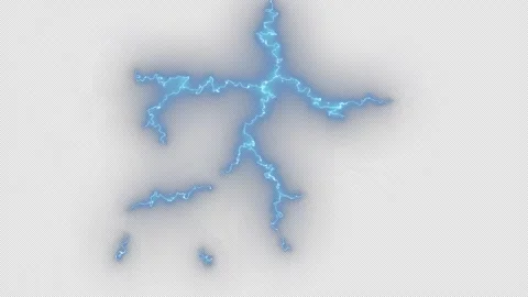 Lightning Strike flashing thunderstorms discharge Alpha Channel. Heavy Ligh.. Stock Footage 247362892