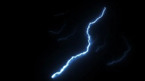 Lightning Strike flashing thunderstorms discharge. Thunderbolts lightning Stock Footage 316519553