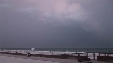 Lightning Strike Stock Footage 12667847