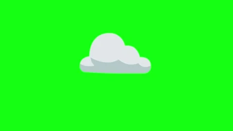 Lightning Strike Green Screen Animation HD Video stock 337924086