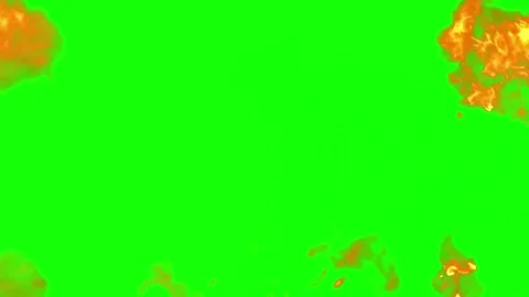 Lightning strike on green screen background. Electric storm overlay for Vidéo 339395485
