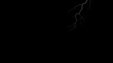 Lightning Strike Overlay, Thunderstorm Electric Flash Effect 스톡 동영상 336153244