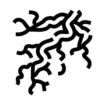 Lightning strike vector illustration on a white background Illustrazione stock