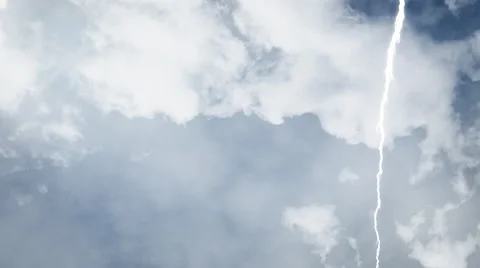 Lightning Strikes 4K Stock Footage 47846892