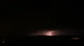 Lightning strikes and flashes on a mountain range part-1 HD Footage