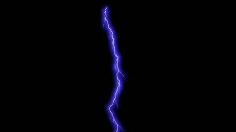 Lightning Strikes On black Screen Backgr... | Stock Video | Pond5