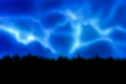 Lightning strikes - blurred image Foto stock