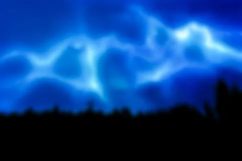Lightning strikes - blurred image 写真素材