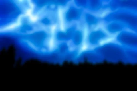 Lightning strikes - blurred image 스톡 사진