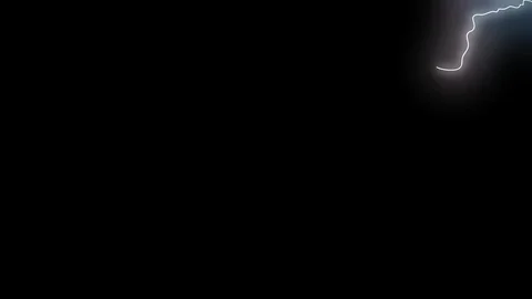 Lightning Strikes / Flashes Video stock 89657160