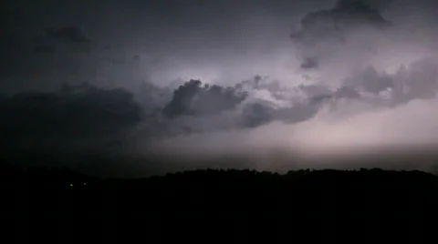 Lightning strikes Stock Footage 779571