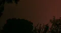 Lightning strikes in the mountains - resulting in brigfht sky flashes Vidéos HD