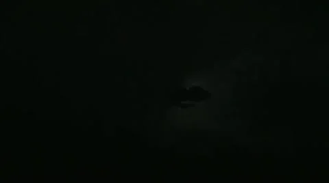 Lightning strikes at night over a distant city. Stock Footage 46054228