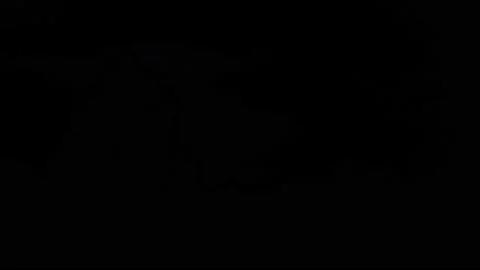 Lightning strikes at night stormy sky. Thunderstorm clouds. Slow motion. Stock Footage 197004727