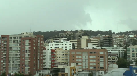 Lightning Strikes in Quito Ecuador Stock Footage 60767061