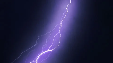 Lightning strikes set Stock Footage 112413928