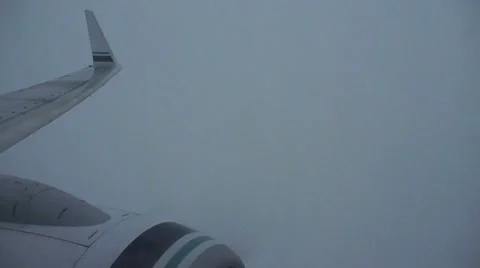 Lightning Strikes While Flying Video stock 7136195