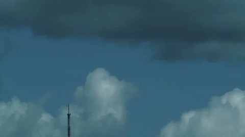 Lightning stroke Stock Footage 37837253