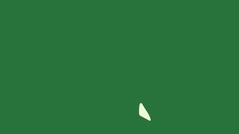 Lightning symbol arrow in the middle bolt on green screen expression movement Stock Footage 335697363