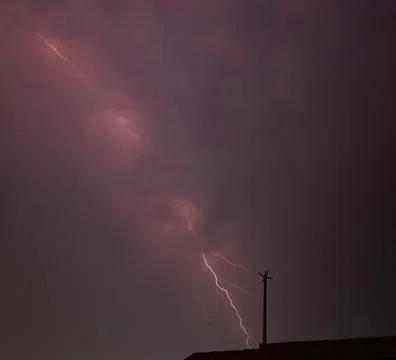 Lightning thunder Stock-Fotos
