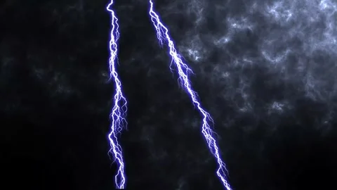 Lightning. Thunder storm realistic lightning. Thunderstorm and effect light.. Stock Footage 247903491