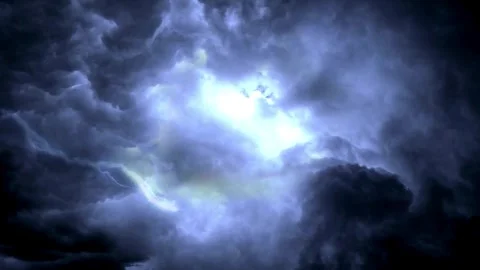 Lightning, thunder, strike, thunderstorm, shock, spooky Stock Footage 314983747