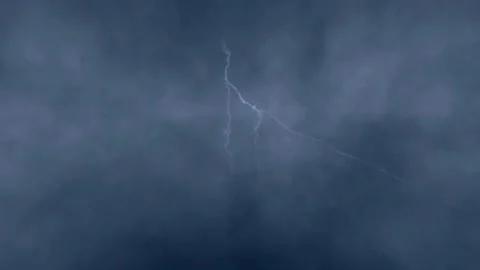 Lightning, thunder, strike, thunderstorm, shock, spooky Stock Footage 314983748