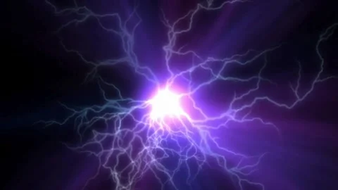 Lightning, thunder, strike, thunderstorm, shock, spooky Stock Footage 314983753