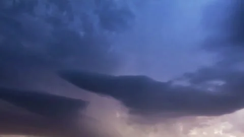 Lightning, thunder, strike, thunderstorm, shock, spooky Video stock 314983761
