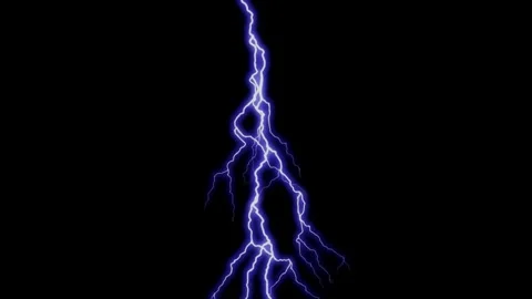 Lightning, thunder, strike, thunderstorm, shock, spooky Video stock 314983780